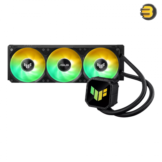 ASUS TUF Gaming LC III 360 ARGB All-in-One Liquid CPU Cooler - 360mm Radiator, Triple 120mm ARGB Fans, High Airflow & Static Pressure Design, Efficient Pump for Optimal CPU Cooling Performance