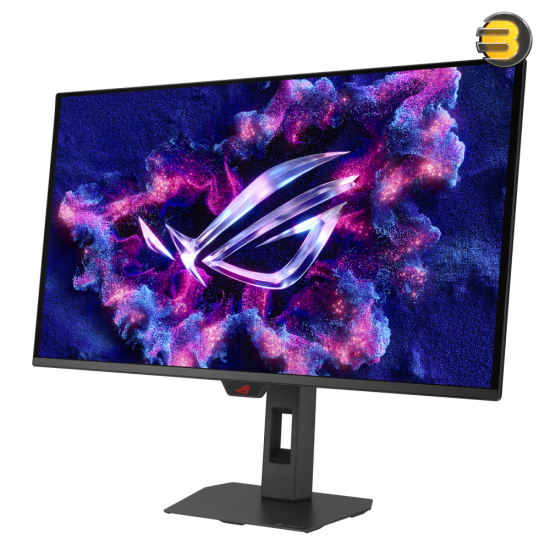 ASUS ROG Strix OLED XG27AQDMES 26.5 inch QD-OLED gaming monitor with QHD 2560x1440 resolution, 240Hz refresh rate, 0.03ms GTG response and anti-reflection coating