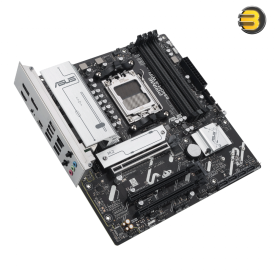 ASUS PRIME B840M-A WIFI – AMD AM5 DDR5 Micro-ATX Motherboard, Up to DDR5 7600+ MT/s, 3× M.2, Wi‑Fi 6E, 2.5GbE, 2× DisplayPort & 1× HDMI