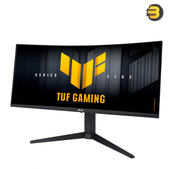 ASUS TUF Gaming VG34WQML5A 34" UWQHD 250Hz Curved Gaming Monitor ASUS TUF Gaming VG34WQML5A 34 inch UWQHD curved VA gaming monitor with 250Hz refresh rate, 1500R curvature, 4000:1 contrast and dual HDMI 2.1 FRL ports