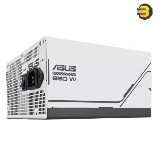 ASUS Prime 850W 80+ Gold White— Dual ball fan bearings, 80 Plus gold certification , ATX 3.0 compatible