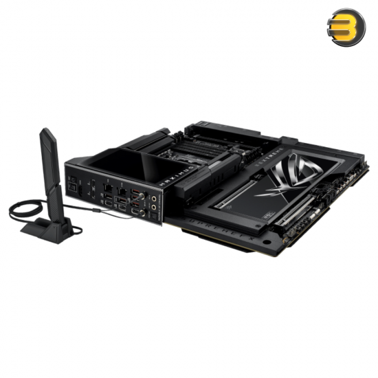 ASUS ROG MAXIMUS Z890 EXTREME — Intel Z890 LGA 1851 E-ATX motherboard, Advanced AI PC-ready, 24+2+1+2 stages, DDR5, WiFi7, 2.5G/10G LAN, PCIe 5.0 M.2, Thunderbolt 5, USB Type-C, AI OC, 5 Inch LCD Screen