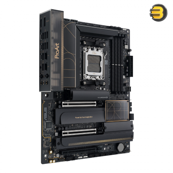 ASUS ProArt X870E-CREATOR WIFI — AMD AM5 X870E ATX Motherboard PCIe 5.0 x16 slots with full support for next-gen GPUs, 16+2+2 power stages, DDR5, dual USB4, 10 Gb & 2.5 Gb LAN, WiFi 7, four M.2 slots