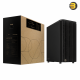 ASUS ProArt PA401 Wood Edition Metal Panel ATX Mid-Tower Case — FSC-Certified Ash Wood Front, Dual 160mm Front Fans, 120mm Rear Fan, Integrated PWM Fan Hub, USB 3.2 Gen 2x2 Type-C, Supports Up to 315mm GPU, 240mm Top Radiator, Dust Filters