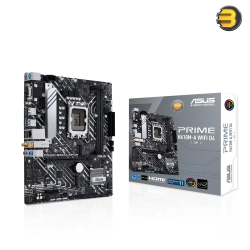 ASUS PRIME H610M-A WIFI D4-CSM Micro-ATX Motherboard — LGA1700, Intel H610 Chipset, DDR4 3200 (Max 64GB)