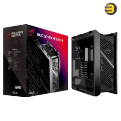 ASUS ROG Strix Helios II Black E-ATX Mid-Tower Gaming Case – Dual Tempered Glass Side Panels, Aluminum Frame & Front, GPU Support up to 450mm, 420mm Radiator ASUS ROG Strix Helios II Black E-ATX Mid-Tower Gaming Case – Dual Tempered Glass Side Panels, Aluminum Frame & Front, GPU Support up to 450mm, 420mm Radiator