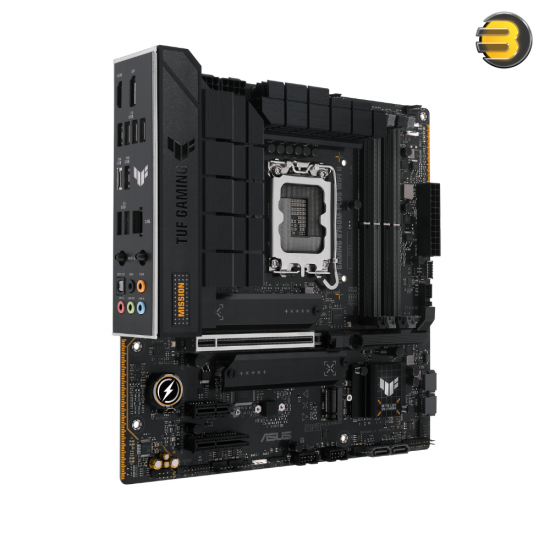 ASUS TUF GAMING B760M-PLUS WIFI II Motherboard - Intel LGA1700 Socket, DDR5 Memory Support, PCIe 5.0, USB 3.2 Gen 2, WiFi 6, mATX, Durable Military-Grade Design for Gaming PCs ASUS TUF GAMING B760M-PLUS WIFI II Motherboard - Intel LGA1700 Socket, DDR5 Memory Support, PCIe 5.0, USB 3.2 Gen 2, WiFi 6, mATX, Durable Military-Grade Design for Gaming PCs