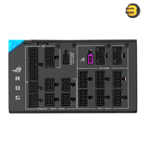 ASUS ROG THOR 1600W Titanium III Modular Power Supply – 80 PLUS Titanium, ATX 3.1 / PCIe 5.1 Ready, GaN MOSFET, Magnetic OLED Power Display, Fully-Modular Cables ASUS ROG THOR 1600W Titanium III Modular Power Supply – 80 PLUS Titanium, ATX 3.1 / PCIe 5.1 Ready, GaN MOSFET, Magnetic OLED Power Display, Fully-Modular Cables
