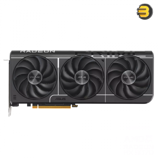 ASUS Prime Radeon RX 9070 EVO OC Edition 16GB GDDR6 Graphics Card – PCIe 5.0, Boost Clock up to 2610 MHz, 192-bit Memory Interface ASUS Prime Radeon RX 9070 EVO OC Edition 16GB GDDR6 Graphics Card – PCIe 5.0, Boost Clock up to 2610 MHz, 192-bit Memory Interface