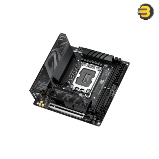 ASUS ROG STRIX B860-I Gaming WiFi – 10+1+2+1 Power Stages, WiFi 7, Thunderbolt™ 4, PCIe Gen 5 M.2 Slot, DDR5 9066+ MT/s, AI Networking II, and DIY-Friendly Design for Compact High-Performance Gaming ASUS ROG STRIX B860-I Gaming WiFi – 10+1+2+1 Power Stages, WiFi 7, Thunderbolt™ 4, PCIe Gen 5 M.2 Slot, DDR5 9066+ MT/s, AI Networking II, and DIY-Friendly Design for Compact High-Performance Gaming