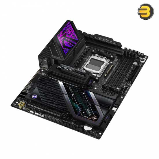 ASUS ROG STRIX X870E-E GAMING WIFI7 NEO white and silver ATX motherboard with AMD AM5 socket, PCIe 5.0 x16, 5 M.2 slots, USB4, Wi-Fi 7 and SupremeFX audio