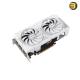 ASUS Dual GeForce RTX 5060 White OC Edition 8GB GDDR7 — PCIe 5.0, 3840 CUDA cores, 28 Gbps, 128-bit, Boost up to 2565 MHz, 3x DisplayPort 2.1b + 1x HDMI 2.1b, 2.5‑slot, Axial‑tech fans with 0dB mode, SFF‑ready, recommended PSU 550W