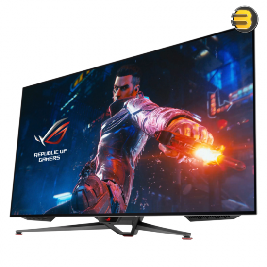 ASUS ROG Swift OLED PG48UQ 48 Inch Gaming Monitor — 138Hz Refresh Rate, 0.1ms Response Time, G-SYNC Compatible, 1.07M Colors, 2x Speakers, 2x HDMI, 1xDP, 4x USB 3.2 - Black