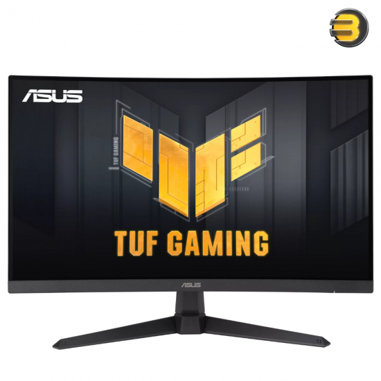 ASUS TUF Gaming VG27VQ3B 27″ Curved FHD Gaming Monitor – 180Hz, 1ms, ELMB Sync, FreeSync, 90% DCI-P3, DisplayWidget Center
