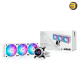 ASUS ROG Strix LC III 360 White ARGB CPU Liquid Cooling, 360mm Radiator, 3x ROG Strix AF-12S aRGB 120mm Fans, 2200 RPM Fan Speed, 70.38 CFM Ariflow, 360° Rotating ROG Logo | 90RC00T2-M0UAY0