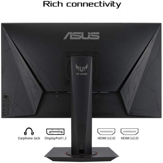 ASUS TUF Gaming VG279QM 27" Full HD 1920 x 1080 1 ms (GTG) 280Hz (Overclocking) 2 x HDMI, DisplayPort G-SYNC ELMB SYNC HDR Built-in Speakers LED Backlit IPS Gaming Monitor