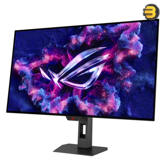 ASUS ROG Strix OLED XG32UCWG 32" 4K WOLED White Gaming Monitor ASUS ROG Strix OLED XG32UCWG 32 inch 4K WOLED gaming monitor in white with 165Hz native refresh, 330Hz dual mode FHD, HDMI 2.1 FRL and TrueBlack glossy coating