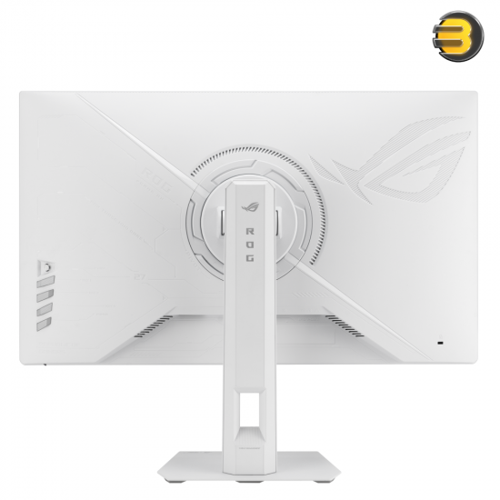 ASUS ROG Strix XG27ACMES-W 27 inch QHD Fast IPS gaming monitor in Moonlight White with 255Hz refresh, 0.3ms response, HDMI 2.1 FRL and USB-C PD