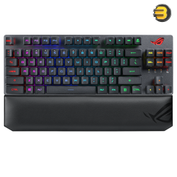ASUS ROG Strix Scope RX TKL Wireless Deluxe Gaming Keyboard - Tri-Mode, TKL, ROG RX Optical Switches, PBT Keycaps, RGB