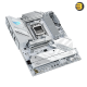 ASUS ROG STRIX B850-A GAMING WIFI7 NEO white and silver ATX motherboard with AMD AM5 socket, PCIe 5.0 x16, 4 M.2 slots, Wi-Fi 7, 5GbE and SupremeFX audio