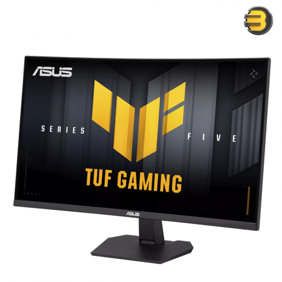 ASUS TUF Gaming VG27VQM5F 27" FHD 280Hz Curved Fast VA Gaming Monitor ASUS TUF Gaming VG27VQM5F 27 inch FHD curved Fast VA gaming monitor with 1500R curvature, 280Hz refresh rate, 4000:1 contrast and built-in 2W speakers