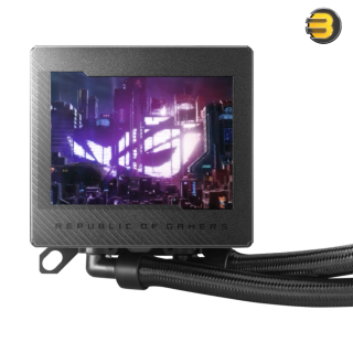 ASUS ROG Ryujin III 360 liquid CPU cooler — Asetek 8th gen pump, 3x magnetic 120mm ARGB fans (Daisy Chain design), 3.5” LCD display ASUS ROG Ryujin III 360 liquid CPU cooler — Asetek 8th gen pump, 3x magnetic 120mm ARGB fans (Daisy Chain design), 3.5” LCD display