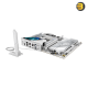 ASUS ROG STRIX X870E-A GAMING WIFI7 NEO white and silver ATX motherboard with AMD AM5 socket, PCIe 5.0 x16, dual USB4 ports, ROG SupremeFX ALC4080 audio and Q-Design features