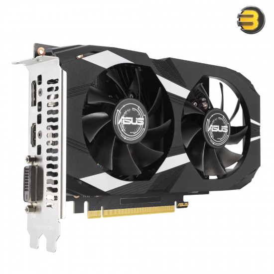 ASUS Dual GeForce RTX 3050 OC Edition 6GB GDDR6 Graphics Card PCI Express 4.0 - 90YV0K60-M0NA00