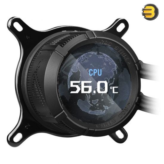 ASUS ROG STRIX LC III 360 ARGB LCD Black – 360 mm All-in-One CPU Liquid Cooler, 2.1″ IPS Display, Gen7 v2 Asetek Pump