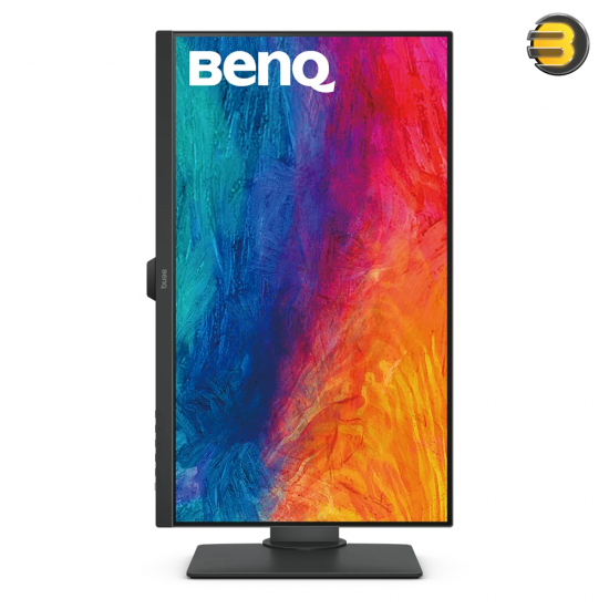 BenQ Designer Monitor PD2705Q 27 IPS LED Panel 60Hz QHD 2K 100% sRGB, HDR10, KVM, USB C Charger, 1 HDMI, 2 DP, 4 USB 3.1