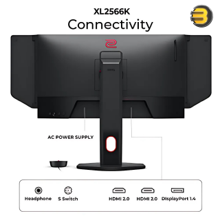 BenQ ZOWIE Gaming Monitor XL2566K 24 TN Panel 360Hz FHD DyAc™ 0.5ms, 2 HDMI, 1 DP, HP jack BenQ ZOWIE Gaming Monitor XL2566K 24 TN Panel 360Hz FHD DyAc™ 0.5ms, 2 HDMI, 1 DP, HP jack
