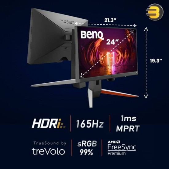 BenQ EX240 MOBIUZ 165Hz 1ms IPS 1080p Gaming Monitor