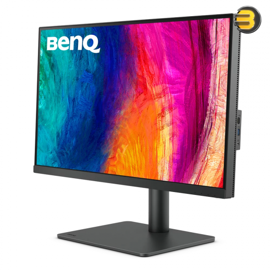 BenQ Designer Monitor PD2705U 27 IPS LED Panel 60Hz UHD 4K 99% sRGB HDR10, KVM, USB C Charger, 1 HDMI, 1DP, 3 USB 3.2