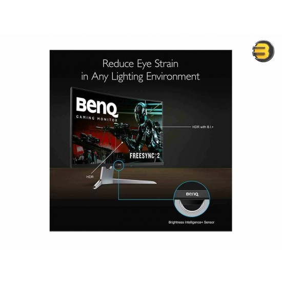 BenQ EX3203R 31.5 QHD 2560 x 1440 (2K) 144 Hz HDMI, DisplayPort, USB-C FreeSync 2 Curved Widescreen LED Backlight Gaming Monitor