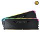 CORSAIR Vengeance RGB RS 16GB (2x8GB) DDR4‑3200 C16 Desktop Memory — XMP 2.0, 16‑20‑20‑38, 1.35V, PC4‑25600, iCUE RGB, anodized aluminum heatspreader — Black CORSAIR Vengeance RGB RS 16GB (2x8GB) DDR4‑3200 C16 Desktop Memory — XMP 2.0, 16‑20‑20‑38, 1.35V, PC4‑25600, iCUE RGB, anodized aluminum heatspreader — Black