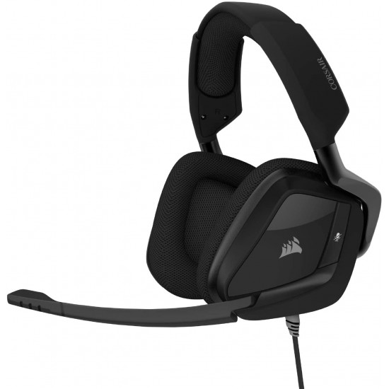 Corsair VOID Elite Surround Premium Gaming Headset with 7.1 Surround Sound - Discord Certified - Works with PC, Xbox Series X, Xbox Series S, PS5, PS4, Nintendo Switch - Carbon