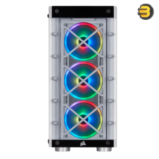 Corsair iCUE 465X RGB Mid-Tower ATX Smart Case — White - CC-9011189-WW Corsair iCUE 465X RGB Mid-Tower ATX Smart Case — White - CC-9011189-WW