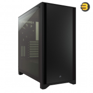 Corsair 4000D Tempered Glass Mid-Tower ATX Case — Black - CC-9011198-WW