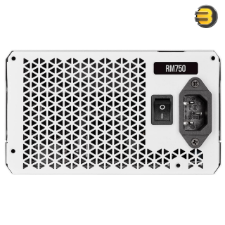 Corsair RM750 White — 750 Watt 80 PLUS Gold Fully Modular ATX PSU - CP-9020231-UK Corsair RM750 White — 750 Watt 80 PLUS Gold Fully Modular ATX PSU - CP-9020231-UK