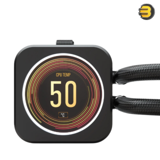 iCUE H100i ELITE LCD Display Liquid CPU Cooler — CW-9060061-WW iCUE H100i ELITE LCD Display Liquid CPU Cooler — CW-9060061-WW