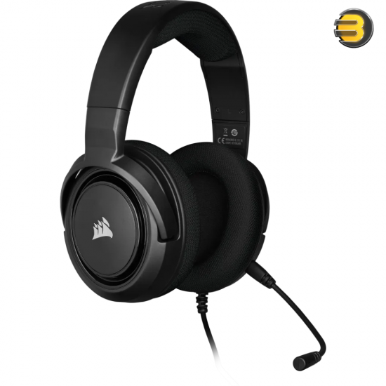 Corsair HS35 — Stereo Gaming Headset - Memory Foam Earcups - Works with PC, Mac, Xbox Series X/ S, Xbox One, PS5, PS4, Nintendo Switch, iOS and Android - Carbon