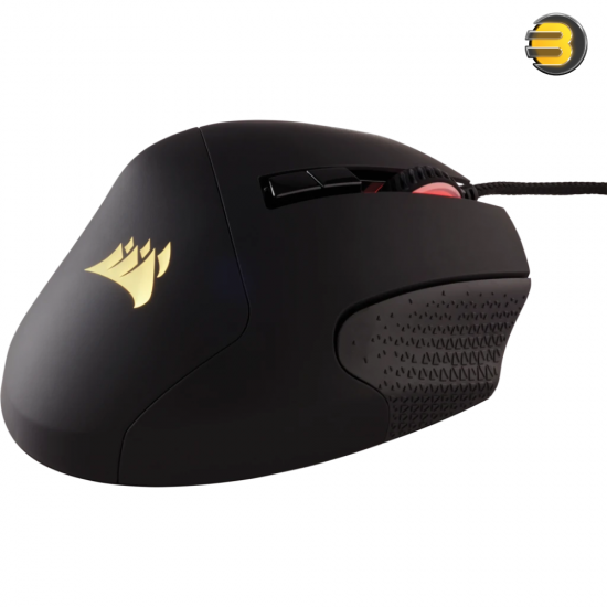 Corsair SCIMITAR RGB ELITE Gaming Mouse For MOBA, MMO - 18,000 DPI - 17 Progammable Buttons - iCUE Compatible - Black