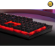 Corsair K60 PRO Mechanical Gaming Keyboard with Cherry VIOLA Switch - Red LED