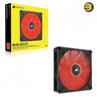 CORSAIR ML140 LED Elite 140mm Magnetic Levitation Red LED Fan with AirGuide Single Pack Black CORSAIR ML140 LED Elite 140mm Magnetic Levitation Red LED Fan with AirGuide Single Pack Black