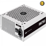Corsair RM750 White — 750 Watt 80 PLUS Gold Fully Modular ATX PSU - CP-9020231-UK