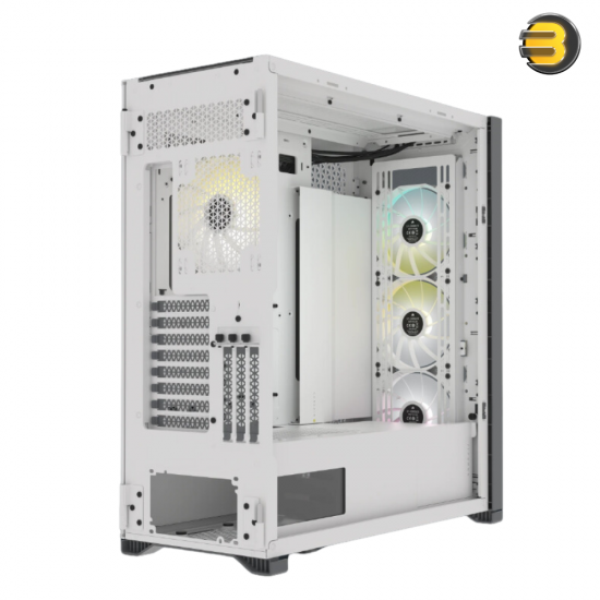 iCUE 7000X RGB Tempered Glass Full-Tower ATX PC Case — White - CC-9011227-WW