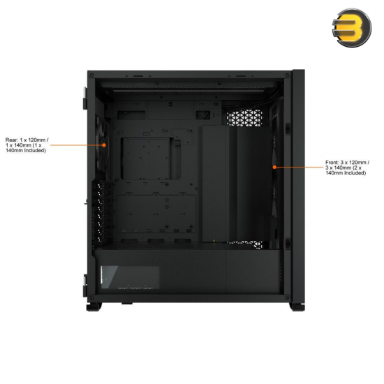 Corsair 7000D AIRFLOW Full-Tower ATX PC Case — Black