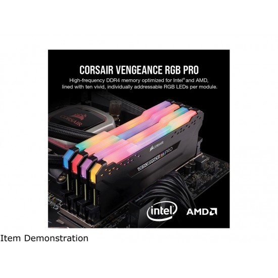 CORSAIR Vengeance RGB Pro 32GB (2 x 16GB) 288-Pin DDR4 SDRAM DDR4 3200 (PC4 25600) Intel XMP 2.0 Desktop Memory Model CMW32GX4M2C3200C16