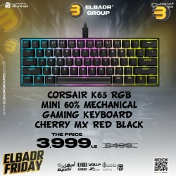 Corsair K65 RGB MINI 60% Mechanical Gaming Keyboard — CHERRY MX Red — Black