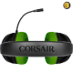 Corsair HS35 — Stereo Gaming Headset - Memory Foam Earcups - Works with PC, Mac, Xbox Series X/ S, Xbox One, PS5, PS4, Nintendo Switch, iOS and Android - Green